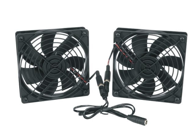 DC FAN KIT, 138 CFM, 4-1/2IN , Thermo Controller FAN2-DC