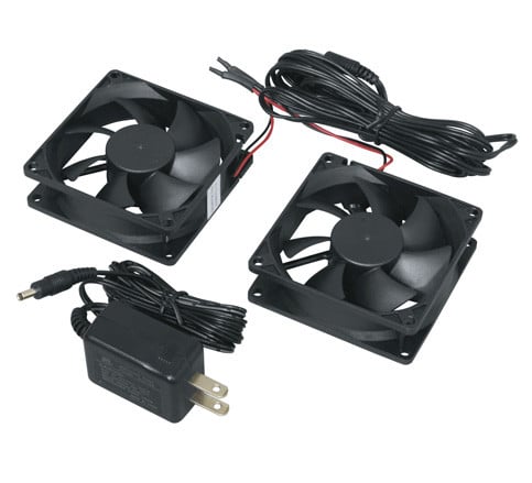 FAN KIT, 50 CFM, MFR Series,Includes (2) 3IN  FANS WITH Power Supply MFR-Fankit-2