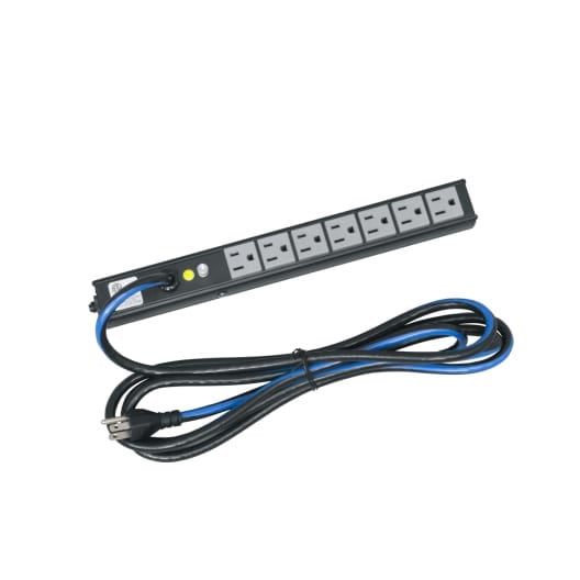 SLIM PWR Strip,7 Outlet PD-715SC-NS