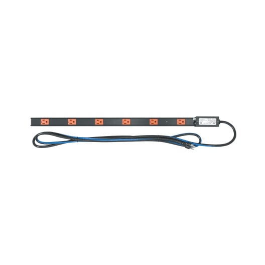 Legrand-Middle Atlantic Power Strip, 6 Outlet, 15A, Basic Surge PDT-615C