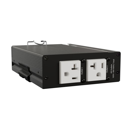 Nexsys 2 Outlet, 20 AMP Compact Power WITH Multi-Stage Surge Protection, 20A 2 O PDX-220C