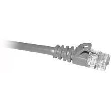 enet C5E-GY-1-ENC 1FT CAT5E GRAY BOOT Patch Cable
