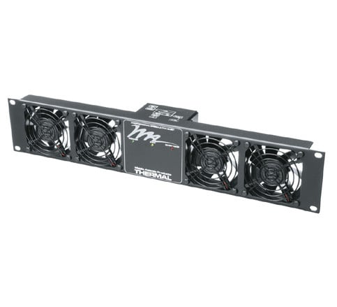FAN Panel, 100 CFM, 27DB,Cooling Panel WITH Thermostatic Control; 100 CFM at 27 UQFP-4