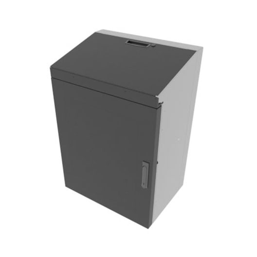 Vwm Door W/SOLID36H X 16DBLACK VWM-SSD-3616-BW