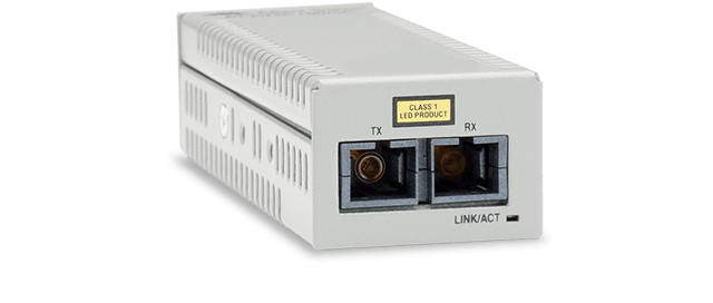 100TX to 100FX/SC, Desktop MINI Converter, US Power, TAA at-DMC100/SC-90
