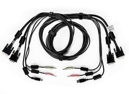 Cable ASSY, 2-DVI-I/1-USB/2-Audio, 6FT CBL0120