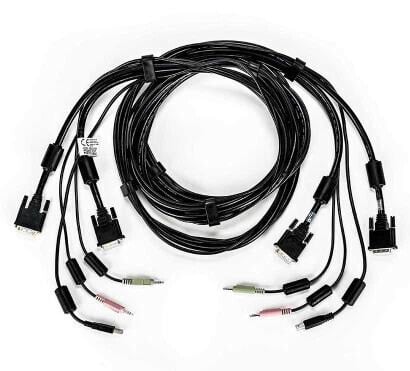 Cable ASSY, 2-DVI-I/1-USB/2-Audio, 10FT - Vertiv CBL0121