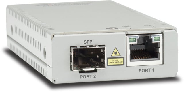 TAA (Federal) 10/100/1000T to 100/1000X/SFP Media & RATE Converter, Multi-Region at-MMC2000/SP-960