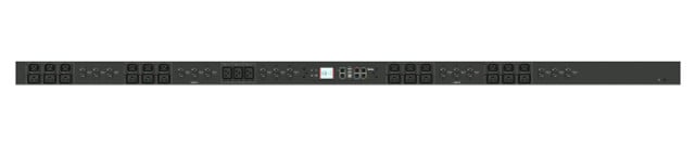 Switched POPS PRO3X with PIPS, 0U, 36 RamLock HDOT Outlets (18 C13 + 18 Cx), Color Matrix LCD