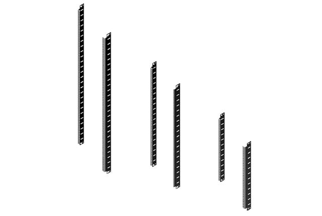 Equipment Mounting RAIL KIT for CUBE-IT\\U00AEWALL-Mount Cabinet; 36\\H (910 MM) 12787-536
