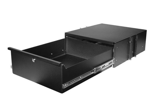 Lockable Storage Drawer; 23 in W X 3.5 in H X 20.5 in D; Glacier White; NON-VENT 13082-E23
