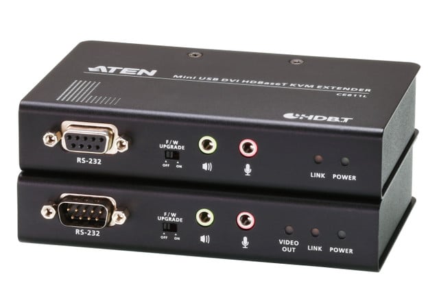 MINI USB DVI Hdbaset KVM Extender CE611