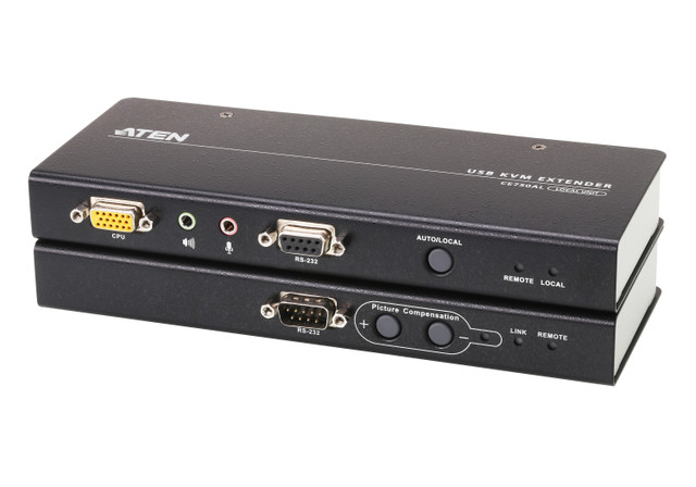 USB VGA/Audio CAT 5 KVM Extender CE750A