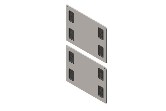SIDE Panel WITH Grommets for Zetaframe\\U00AECABINET; for 45U X 39.4\\D (1000 MM 39774-759