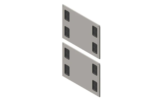 SIDE Panel WITH Grommets for Zetaframe\\U00AECABINET; for 42U X 43.3\\D (1100 MM 39774-E12