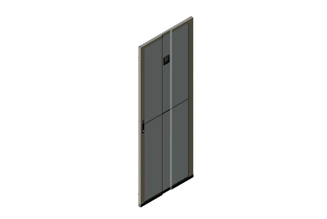 Single Perforated Metal Front Door for ZetaFrame® Cabinet 39780-E14