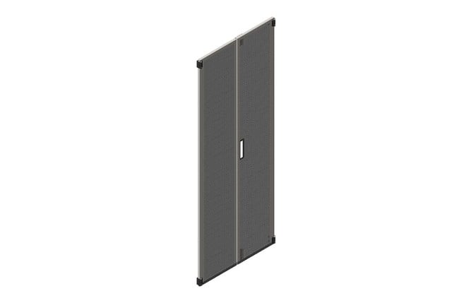 Double Perforated Metal REAR DOOR for Zetaframe\\U00AECABINET; for 48U X 27.6\\W 39861-717
