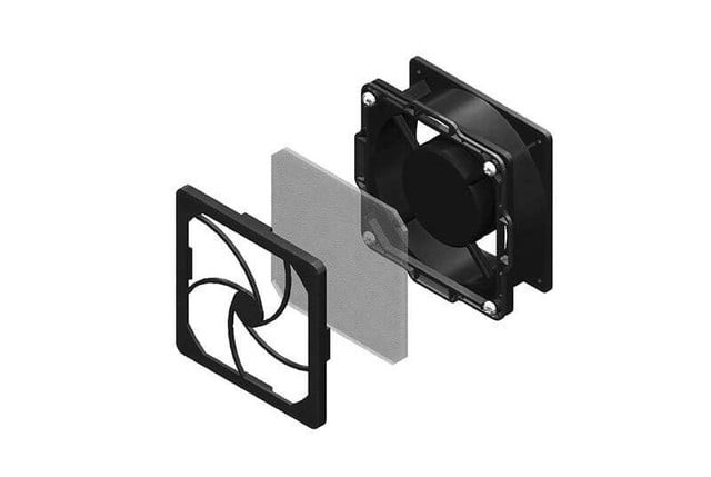 Standard FAN and Filter KIT for CUBE-IT Cabinet; 115 CFM; 39 DBA; 230 VAC, 50/16 40972-002