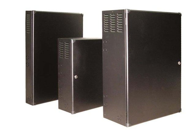Thinline II WALL-Mount Cabinet; 26INW X 26INH X 5IND; GRAY; TOP Panel - Removabl 13050-111