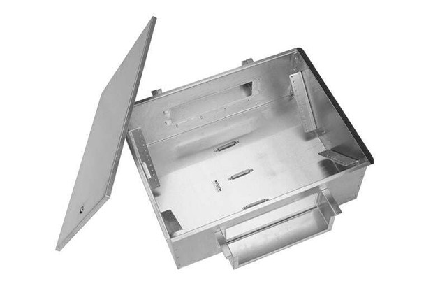 Raised Floor Enclosure WITH Locking LID for Patch Panels; 4U+4U Enclosure for 9\ A0802-RF-DI