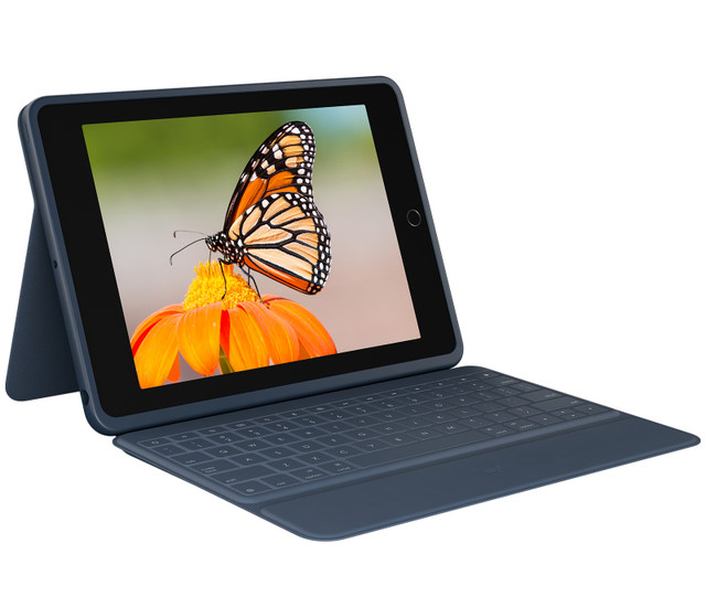Logitech Rugged Combo 3 for IPAD (7TH, 8TH and 9TH Generation) -BLUE - Master PA 920-009320