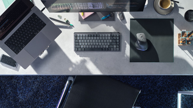 MX Mechanical MINI Minimalist Wireless Illuminated Keyboard - Tactile Quiet- GRA 920-010550