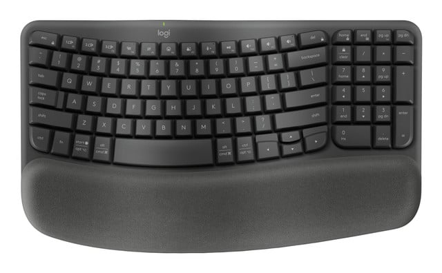 WAVE KEYS Wireless Ergonomic Keyboard - Graphite - US 920-011898