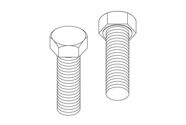 Hex Cap Bolts 3/8-18 02004-004