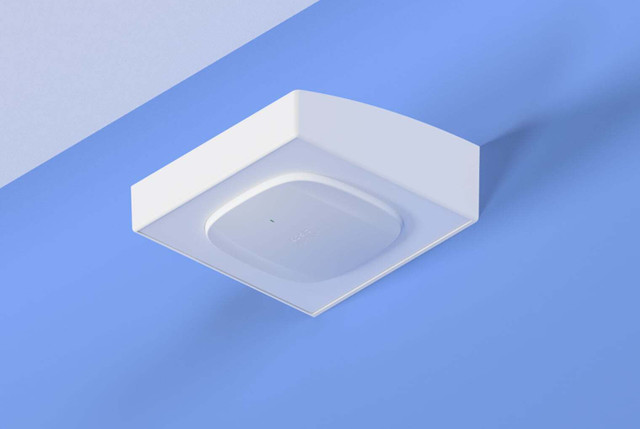 Locking Right-Angle WALL Mount WITH Interchangeable TRIM for Cisco CW9164 and CW 1007-CW9166