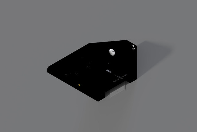 Locking Right-Angle WI-FI Access Point WALL Mount for MOST AP Models, Black 1011-L-BK