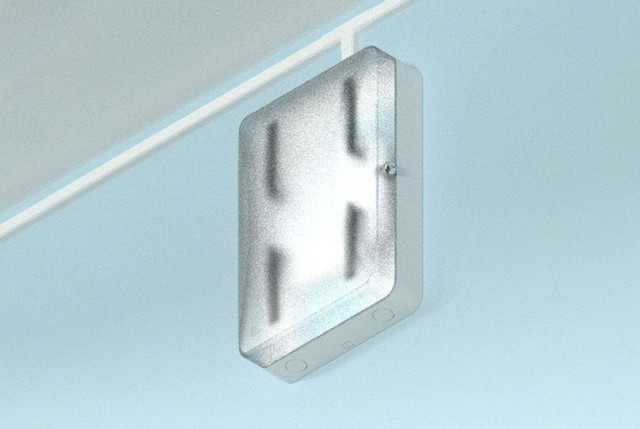 18IN (457 MM) HI-BAR Plastic WI-FI Access Point LOCK BOX WITH Translucent DOOR 1016-C