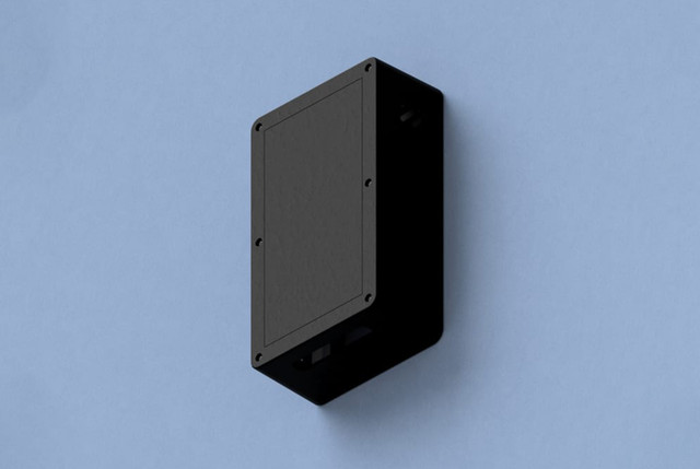 10 (254 MM) Protective Plastic BOX for WALL-Mounted WI-FI Access Points, Black 1017-BK