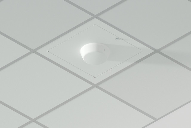 Locking Suspended Ceiling TILE Access Point Enclosure, 3INH X 18.5INW X 18.5IND 1047-Antmnt-T