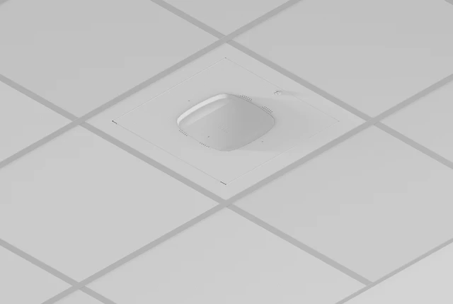 Locking Suspended Ceiling TILE Access Point Enclosure, 3INH X 18.5INW X 18.5IND 1047-COAP9136-T