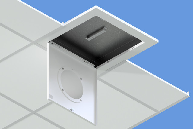 Locking Suspended Ceiling TILE Access Point Enclosure, 3INH X 18.5INW X 18.5IND 1047-DOME