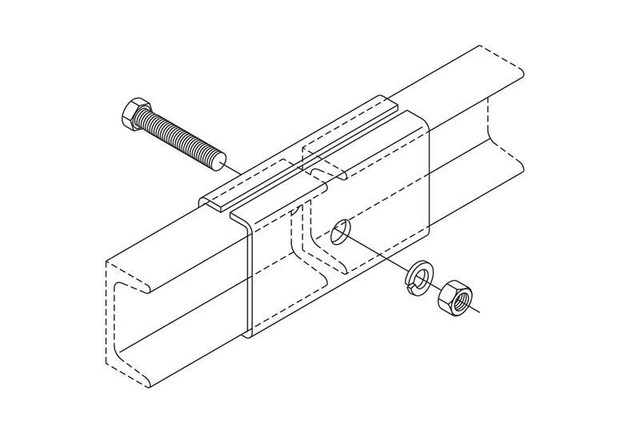 Auxiliary Framing Channel Splice 10715-001
