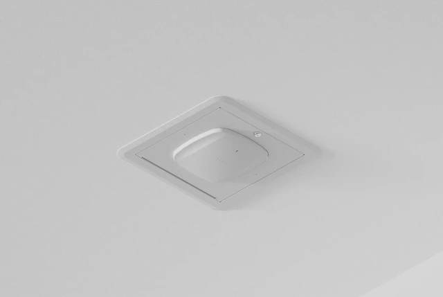 Locking Recessed HARD Ceiling Access Point Enclosure, 2.8INH X 14.3INW X 14.3IND 1075-COAP9136