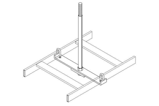 Cable Runway Center Support KIT; 12.56INW; GOLD 12362-012