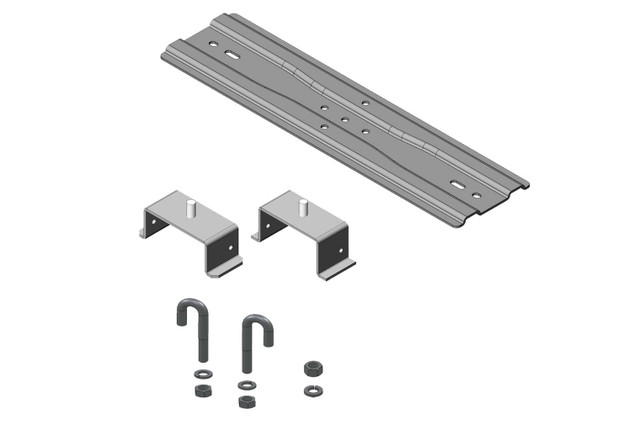 3\\\\ (80 MM) Channel RACK-to-Runway Mounting Plate WITH Bracket; for 15FT\\\\W 12730-118
