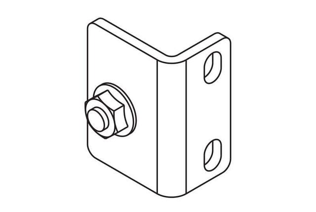 Universal Cabinet/Quadrarack Adapter Mounting Bracket KIT; Black 12846-701
