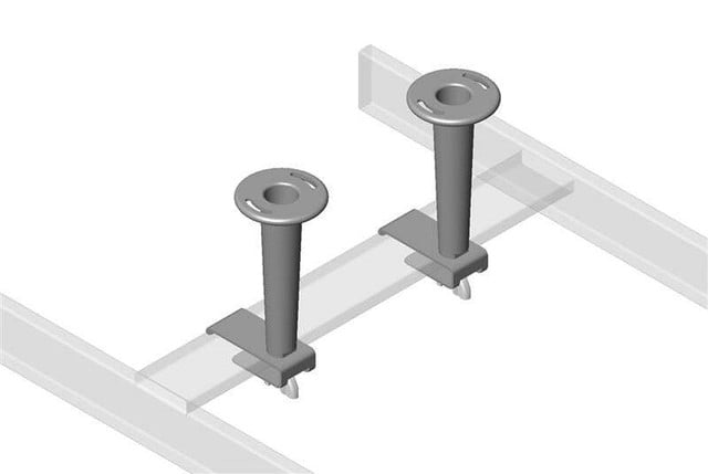 Universal/Trough Style Cable Runway Pathway Divider; 3.94INH; Glacier White 13392-E11