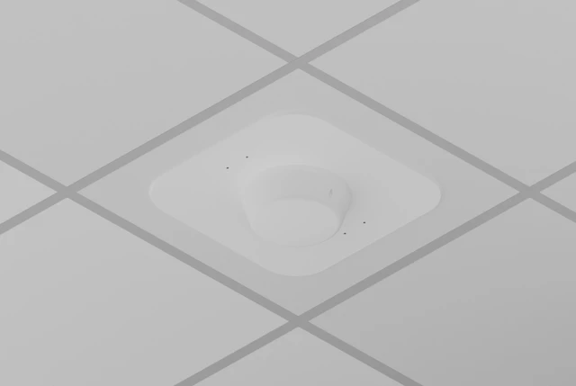 Recessed Suspended Ceiling Access Point Mount, Spring-Attached Antenna Mounting 1440-Antmnt