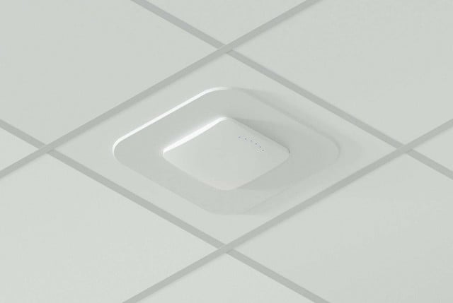 Recessed Suspended Ceiling Access Point Mount, Spring-Attached HPE Aruba AP-655 1440-ARAP655