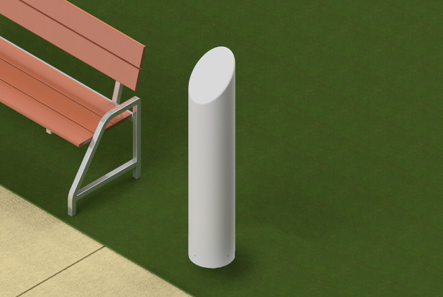 Custom 11.5IN (292 MM) Diameter Netpoint Plastic WI-FI Bollard for Outdoor Wirel 3032-00-FGN-XX