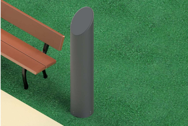 Custom 11.5IN (292 MM) Diameter Netpoint Plastic WI-FI Bollard for Outdoor Wirel 3032-00-GY-XX