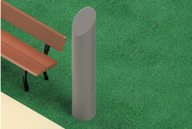 Custom 11.5IN (292 MM) Diameter Netpoint Plastic WI-FI Bollard for Outdoor Wirel 3032-00-LTGY-XX