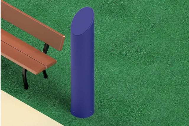 Custom 11.5IN (292 MM) Diameter Netpoint Plastic WI-FI Bollard for Outdoor Wirel 3032-LH-BL-XX