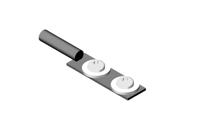 RMR WALL-Mount Enclosure Grounding LUG KIT; 1\\ (26 MM) H X 4\\ (102 MM) W  X 1\ 37009-001