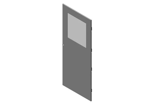 Single Metal DOOR WITH Window for RMR Modular Enclosure; 94.5IN (2400 MM) H X 23 37810-C06