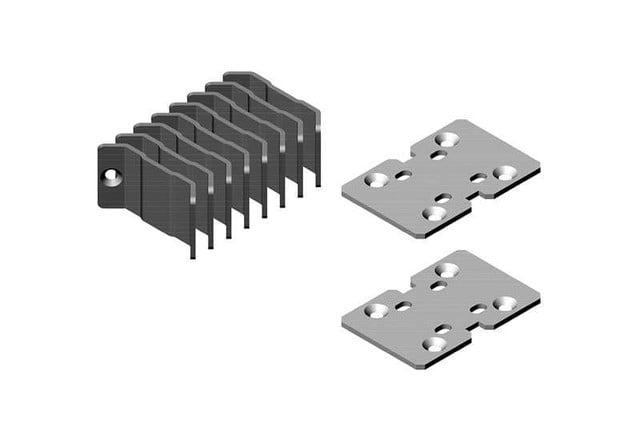 RMR Modular Enclosure External Baying Accessory KIT WITH SEAL; Hammer GRAY (RAL 37820-G01